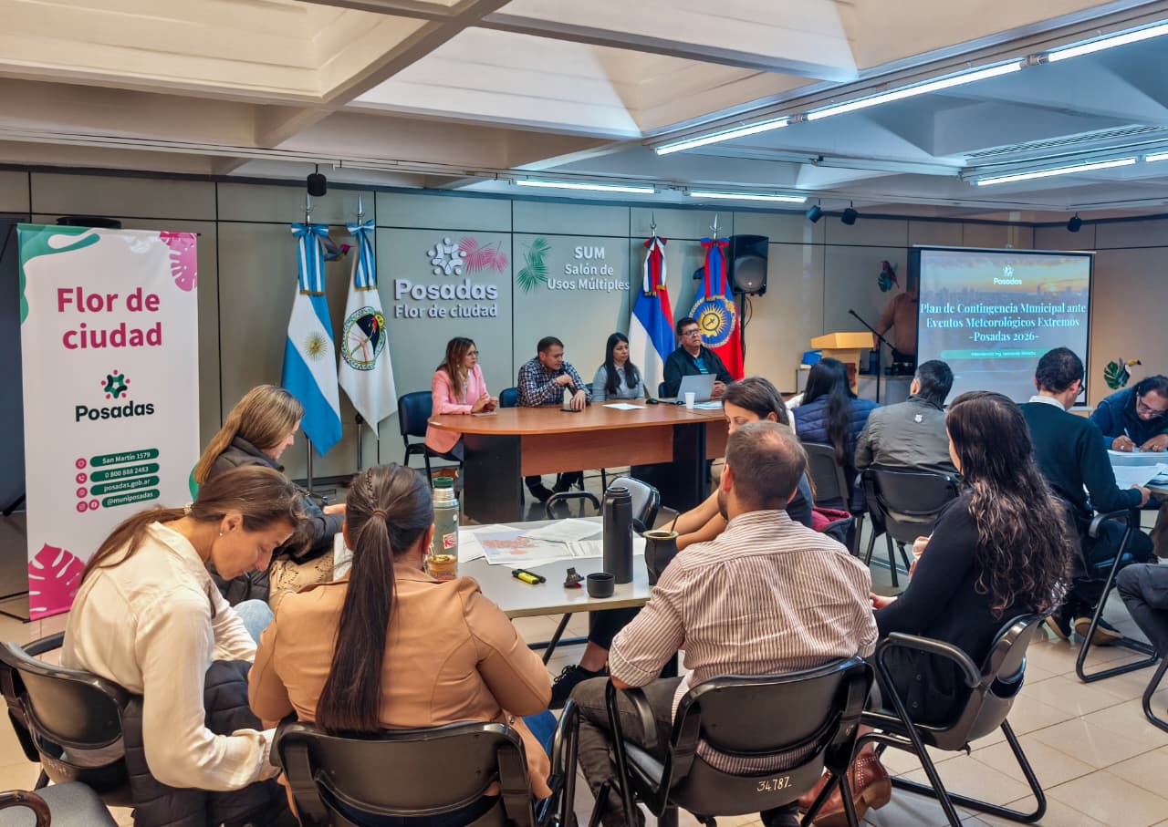 <p>Posadas avanza en la planificación y coordinación ante emergencias climáticas</p>